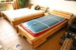 Gelbett mit Bambusbett