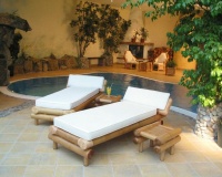 Destacar foto para Ã¡lbum:lounger, relax bed, saunabed  Bambusrelaxliegen-Bambuslounger-Bambusruheliegen, Poolliegen - Liegen aus Bambus lounger